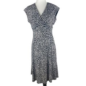 Chaps Floral Short Sleeve Dress - Size M